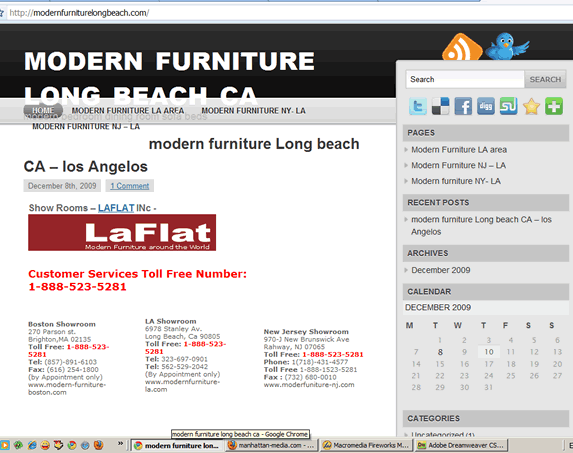 modern furniture Long Beach blog
