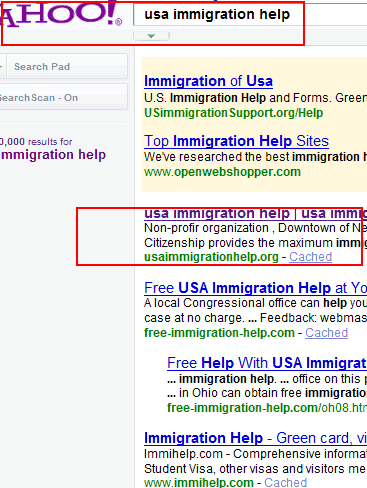 usa immigration help on Yahoo