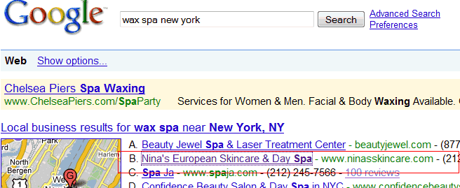 wax spa new york