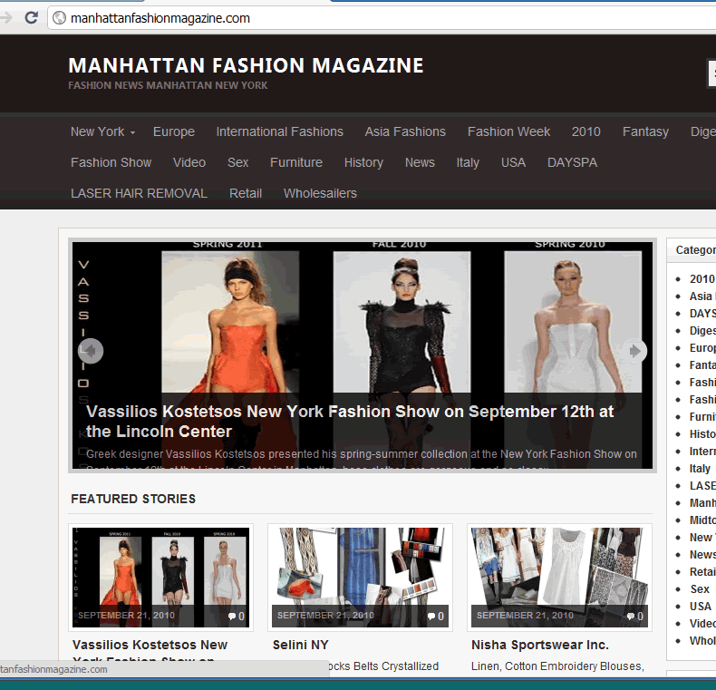 ManhattanFashionMagazine.com promotion for models, fashion, beauty business in Manhattn, New York