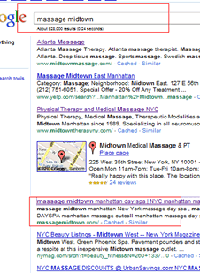 Massage Midtown  Aug 2010 Google