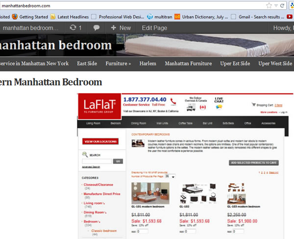 Manhattan Bedroom Online
