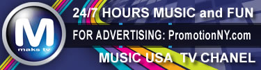 Russian american music MAKSTV USA CHANEL PromoionNY advertising