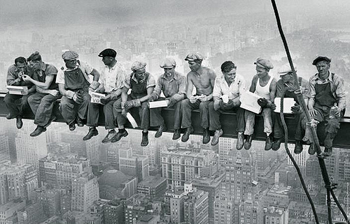 CConstruction Workers New York Rockefeller Center photo by Charles Ebbets