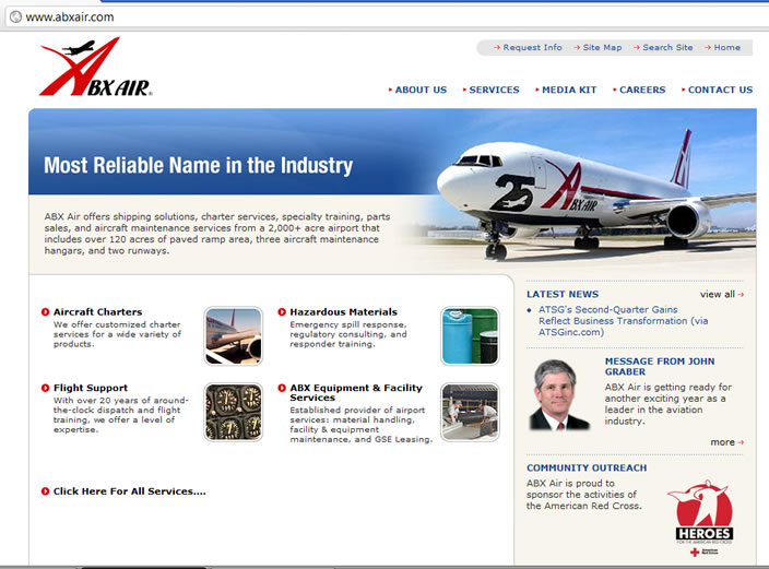 bx air webpage design