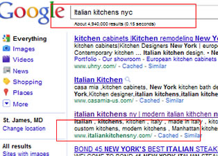 Italian kitchens NYC google May 2011