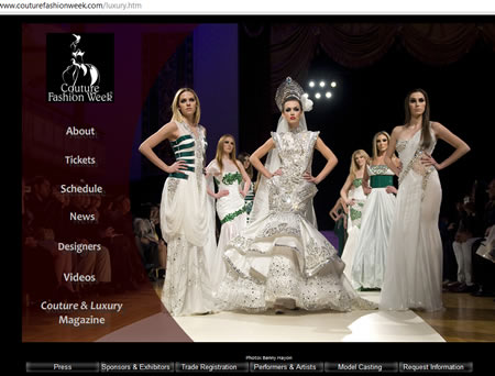 couturefashionweek.com show beauty website
