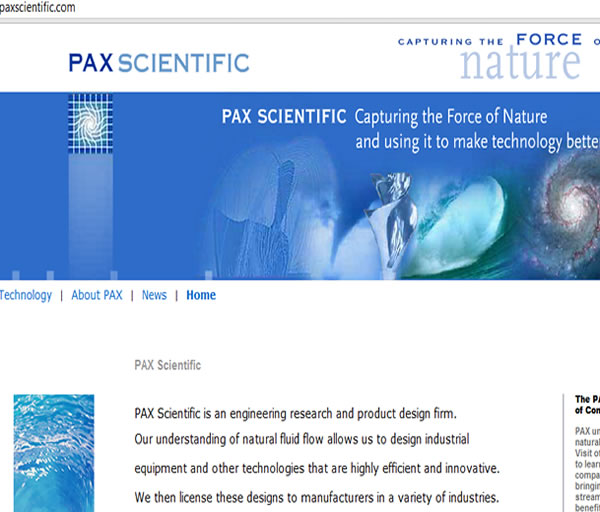 paxscientific.com engineering research and product design firm