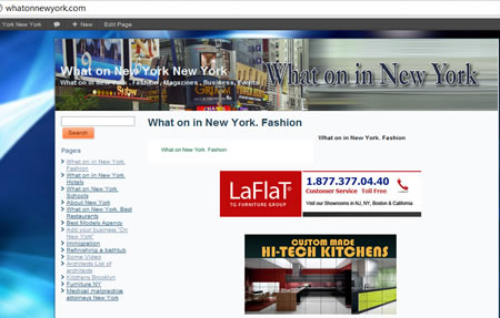 What In New York Laflat Furniture and Kitchens 