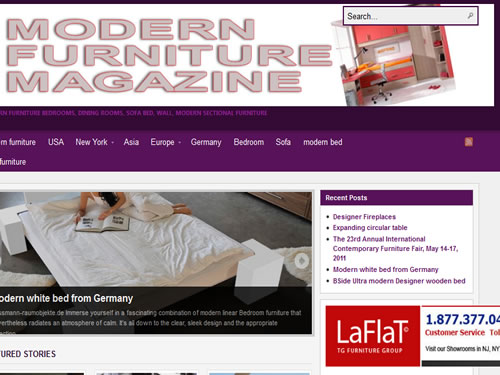 Modern Furniture Magazine Laflat Promotion 2012