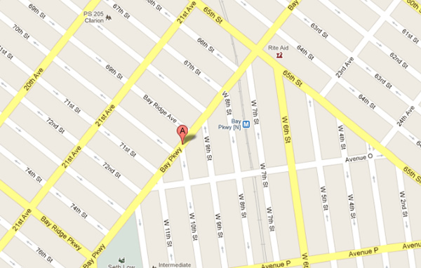 Dentist Brooklyn NY Map Brooklyn DDS Doctors Ave p Bay Parkway